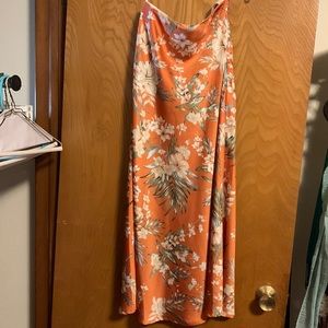 Floral maxi skirt